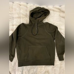 Kith half zip hoodie green size 1, fits women’s size small
